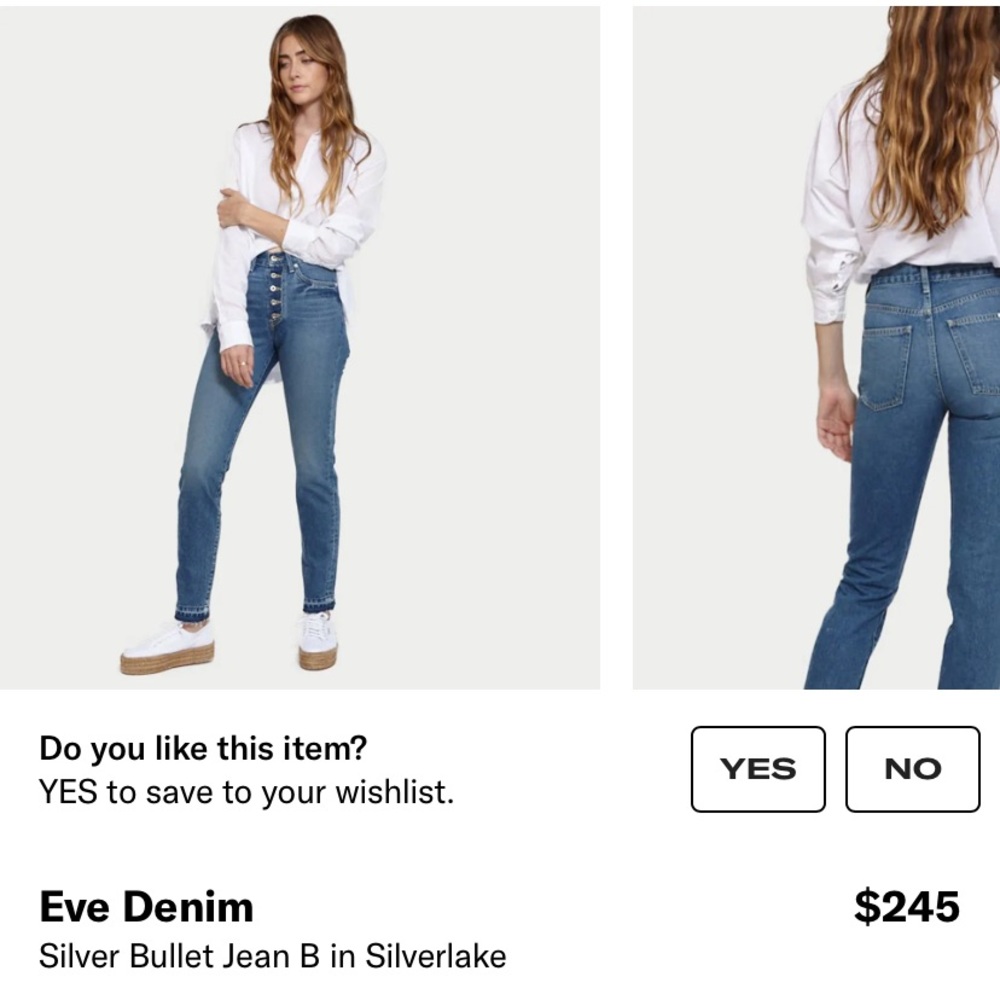 Really cute nwot jeans. 28” waist, 30” inseam, 12.5” leg opening, and 10.5” rise